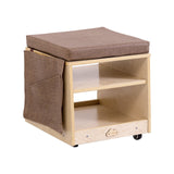 Jooyes Mobile Teacher Stool with Storage – Durable Birch Plywood Design