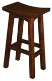 Tokyo Solid Mahogany Timber Barstool (Mahogany)