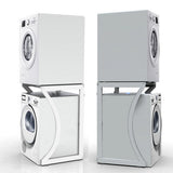 ORIGINAL Dryer Stand Maxi: Portable Dryer Rack Heavy Duty Steel Capacity white for Washer/Dryer/Mini Fridge