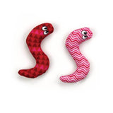 4x Pack Surf Snakes 9cm Catnip Cat Crinkle Toy Chase Kitten Teaser