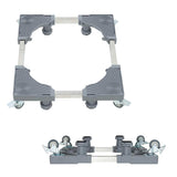 Adjustable Appliance Stand with Locking Wheels - For Washing Machines & Fridges
