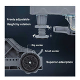 Adjustable Appliance Stand with Locking Wheels - For Washing Machines & Fridges