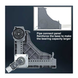 Adjustable Appliance Stand with Locking Wheels - For Washing Machines & Fridges
