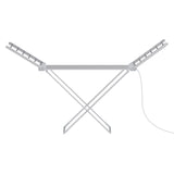 Electric Heated Clothes Airer - Foldable Indoor Drying Rack with Fast Dry Technolog