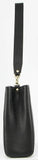 Morrissey Womens Italian Structured Leather Cross Body Bag Handbag Ladies - Black