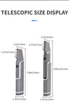 Rechargeable Hair Epilator - Adjustable Length for Face/Body, Painless Removal