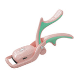Pink Rechargeable Heated Eyelash Curler - 3 Temp Settings, Compact & Travel-Friendly