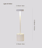 White Touch LED Lamp - Adjustable Color Changing Bedside Light for Home & Office