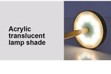 White Touch LED Lamp - Adjustable Color Changing Bedside Light for Home & Office