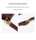Apricot PU Leather Clutch - Elegant Snake Print Design w/ Multi-Color Options