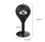 Monkey Design Punch Ball - Adjustable PU Leather Speed Bag with Stable Base