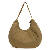 Earthy Yellow Waterproof Tote Bag - Lightweight Nylon for Commute & Travel