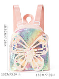 Glitter Butterfly Sequin Backpack - Sparkling Small Backpack for Kids