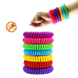 3 Bags Stylish EVA Mosquito Repellent Bracelet - Natural, DEET-Free, Long-lasting Protection for Outdoor Adventures