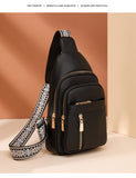 Black Crossbody Sling Bag - Stylish PU Leather, Compact & Multi-Use