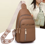 Black Crossbody Sling Bag - Stylish PU Leather, Compact & Multi-Use