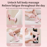 Black Electric Body Massager - Portable Sculpting Tool for Slimming & Relaxation
