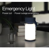 Blue LED Camping Lantern - Rechargeable, Lightweight Portable Tent Light with Handle