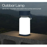 Yellow-Brown Rechargeable Camping Lantern - Portable LED Tent Light with Handle
