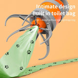 Hygienic Pet Waste Grabber – One-Click Hands-Free Poop Picker with Disposable Bags