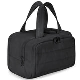 Black Waterproof Duffle Bag – Lightweight Overnight Bag with Pockets for Women