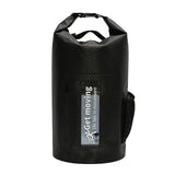 Black 10L Waterproof Dry Bag Backpack – Roll-Top for Kayaking, Beach & Travel