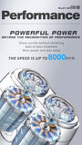 Blue Twin-Head Electric Shaver for Men - Portable & Rechargeable Compact Razor