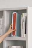Orange Slim Desktop Rectangular Fan with Modern Design