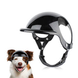 Size S Black Pet Safety Helmet – Stylish Protective Headgear for Dogs