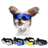 Blue Lenses Pet Sunglasses for Dogs and Cats – UV Protection, Adjustable Strap, Anti-Wind and Anti-Fog Pet Goggles