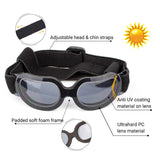 Blue Lenses Pet Sunglasses for Dogs and Cats – UV Protection, Adjustable Strap, Anti-Wind and Anti-Fog Pet Goggles