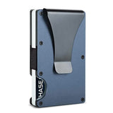 2 Pcs Dark Blue Aluminum RFID Blocking Wallet – Slim Credit Card Holder, Lightweight