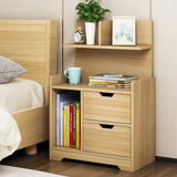 Wooden Bedside Table with Chest of Drawers Shelf Tallboy Cabinet Bedroom Storage.