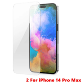 2xTempered Glass Screen Protector Fr iPhone 17 16 15 14 13 12 11 XR Pro Max Plus