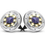 4/8/12 Solar Powered LED Buried Inground Recessed Light Garden Outdoor Deck Path