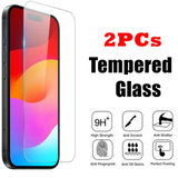 2xTempered Glass Screen Protector Fr iPhone 17 16 15 14 13 12 11 XR Pro Max Plus