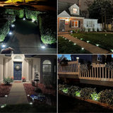 4/8/12 Solar Powered LED Buried Inground Recessed Light Garden Outdoor Deck Path