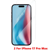 2xTempered Glass Screen Protector Fr iPhone 17 16 15 14 13 12 11 XR Pro Max Plus