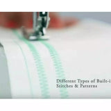 Singer Sewing Machine: 12 Stitch Functions, 6 Stitch Patterns, LED Buttonhole