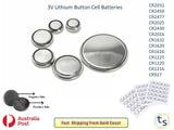 CR2032/CR1616/CR1620/CR1632/CR2016/CR2025/CR2430/CR2450 3V Button BATTERIES Key