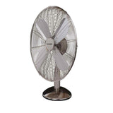 Goldair 30cm Metal Desk Fan Satin Chrome (GCDF185)