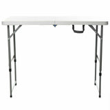 120cm Folding Camping Table Outdoor Height Adjustable Picnic BBQ Event Portable