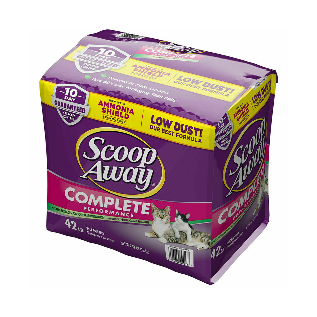 19kg Cat Litter Clumping Low Dust Ammonia shield tech / scoop away