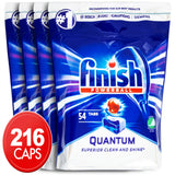 216PK Finish Powerball Capsules Tab Quantum Max Dishwashing Tablets All in 1