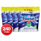 240 Finish Quantum Max Powerball Super Charged Dishwashing Tabs Apple Lime Blast