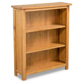 3 Tier Wooden Bookcase Book Shelf Home Furniture Storage Timber Oak Display Unit