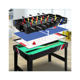 4-In-1 Multi Sports Pool Game Table Soccer Tennis Ice Hockey Football Foosball