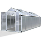 4.7 x 2.5m Polycarbonate Hot Green House Greenhouse Plant Storage Large Walk In