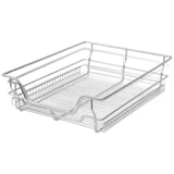 50CM Pull Out Wire Baskets Kitchen Pantry Storage Drawer Organizer Metal Sliding