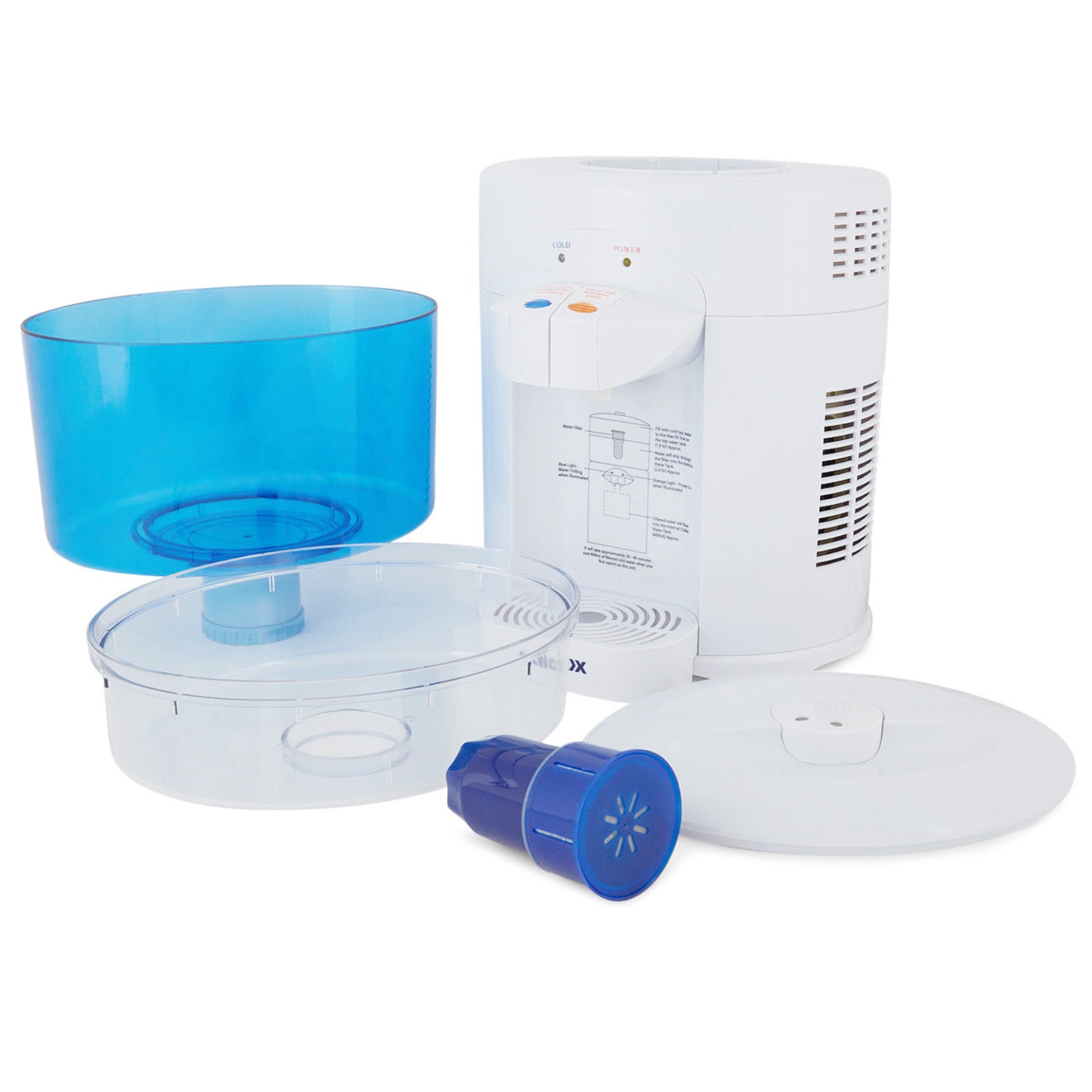 5L Home Water Cooler Chiller Office Bench Filtered Dispenser Tap Cold Benchtop